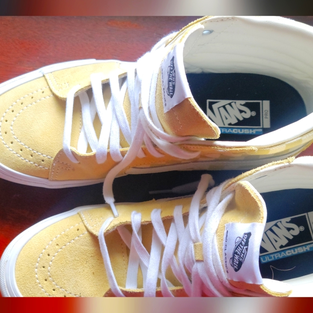 Vans Mustard High-Top Sneakers